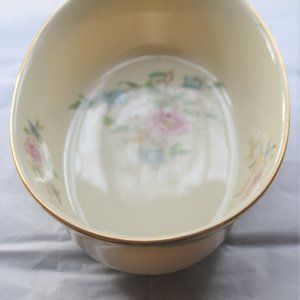 Lenox Morning Blossom Small Oval Veggie Serving Bowl ~ Mint Condition